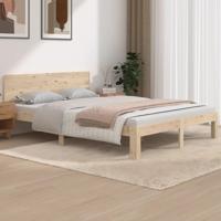 Bedframe massief grenenhout 140x190 cm - thumbnail