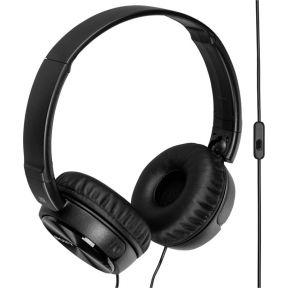 Sony Opvouwbare Instap-Hoofdtelefoon Met Digitale Ruisonderdrukking Zwart