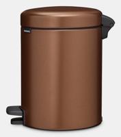 Brabantia Pedaalemmer NewIcon 5 liter Warm Bronze - thumbnail