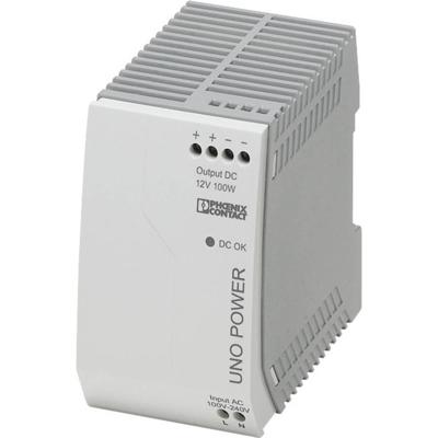 Phoenix Contact 2902997 DIN-rail netvoeding 12 V/DC 8.3 A 100 W Aantal uitgangen:1 x Inhoud 1 stuk(s)