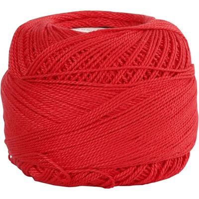 Creativ Company Mercerised katoengaren, rood, 20 gr/ 1 bol