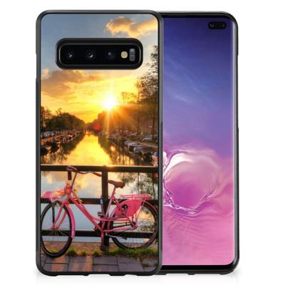Samsung Galaxy S10+ Silicone Hoesje Amsterdamse Grachten Samsung Galaxy S10+ Silicone Hoesje Amsterdamse Grachten