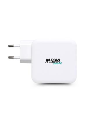 Wandlader + USB-Kabel C Urban Factory GSC10UF Wit