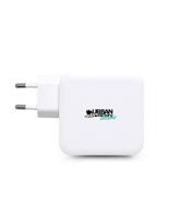 Wandlader + USB-Kabel C Urban Factory GSC10UF Wit - thumbnail