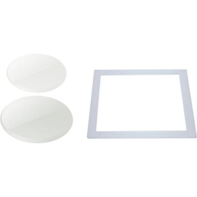 Vierkante Waterdichte LED Spot Kit IP65 - Helder & Melkglas