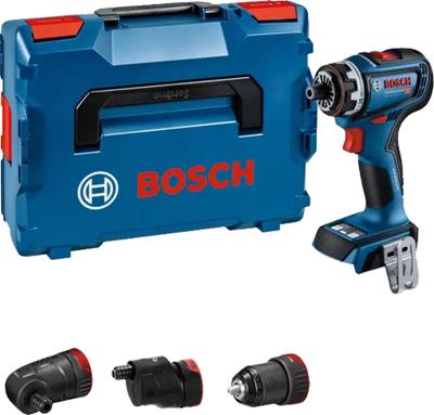 Bosch Professional GSR 18V-90 FC Accu Schroefboormachine FlexiClick 18V Basic Body + 3x Hulpstukken in L-Boxx - 06019K6203 - thumbnail