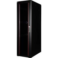 ROLINE 19-inch netwerkkast Pro 42 U , 600x1000 BxD Glazen deur zwart - thumbnail