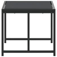 Tuinkrukken 4 st staal en textileen zwart - thumbnail