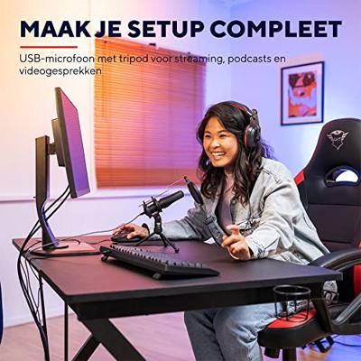 Trust GXT 232 Mantis Microfoon Gaming & Streaming USB Zwart - thumbnail
