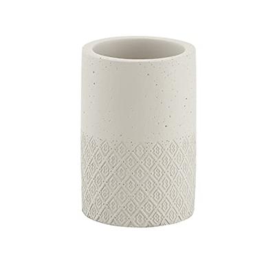 Tandenborstelhouder Sapho Afrodite Vrijstaand 11.5x7.6 cm Beton Beige