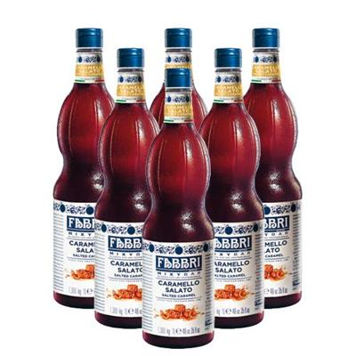 Fabbri - Mixybar Salted Caramel Siroop - 6x 1ltr