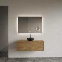 Onderkast Gliss Design Joa Castle Brown 90 CM Incl. Topplaat - thumbnail