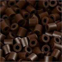 NABBI Foto kralen, afm 5x5 mm, gatgrootte 2,5 mm, medium, donkelbruin (2), 6000 stuk/ 1 doos - thumbnail