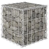 VidaXL Gabion plantenbak verhoogd kubus 30x30x30 cm staaldraad - thumbnail