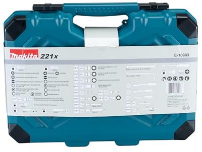 Makita E-10883 Handgereedschapset - 221-delig