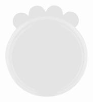 TRIXIE DEKSEL VOOR BLIK SILICONE TRANSPARANT 10,6 CM - thumbnail