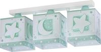 Dalber Kinderkamer plafondlampMoonlight 3-lichts turquoise - 63233NH - thumbnail