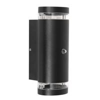 Steinhauer Buitenlamp Panay incl. LED 2 lichts dag nacht sensor zwart - thumbnail