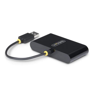 StarTech.com 4-Port USB 2.0 Hub, USB Bus Powered, Compacte Travel USB Hub, USB 2.0 Splitter, Draagbare Mini USB Hub, 480Mbps