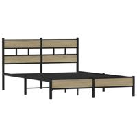 Bedframe zonder matras hout sonoma eikenkleurig 140x190 cm - thumbnail