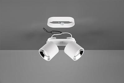 Trio PlafondlampGuayana 2-lichts wit - 651000231