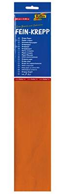 Folia crêpepapier, ft 250 x 50 cm, 32 gram, lichtoranje