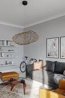 Hayden lamp By Rydens hanglamp zwart modern led lamp 115cm - thumbnail