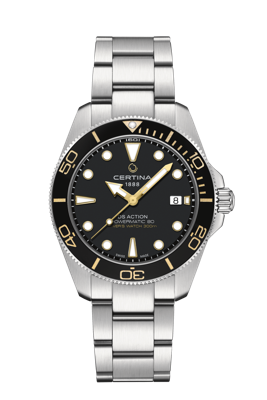 Horlogeband Certina C0484071105101A / C605024502 Roestvrij staal (RVS) Staal 20mm