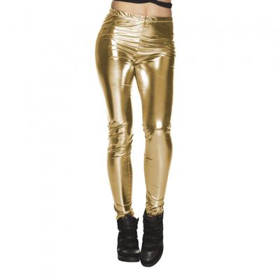 Legging glans goud