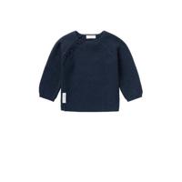 Noppies baby longsleeve Pino van biologisch katoen donkerblauw - thumbnail