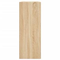 Wandkast 69,5x34x90 cm bewerkt hout sonoma eikenkleurig - thumbnail