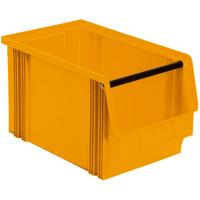 974347 Zichtbak Geschikt voor levensmiddelen (b x h x d) 200 x 200 x 350 mm Geel 8 stuk(s) - thumbnail