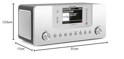 TechniSat Digitradio 574 IR Hybride radio Zilver