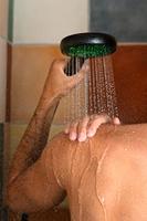 Hydrao Water besparende douchekop aloe black - thumbnail