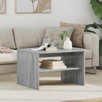 Salontafel Grijs Sonoma 60 x 50 x 40 cm Bewerkt hout - thumbnail
