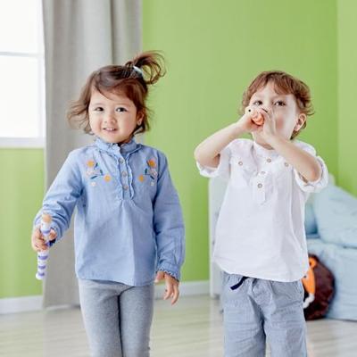 Classic World houten fluit met strepen