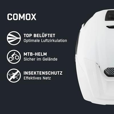 Olympic Sportswear Alpina sports mtb helm comox 52-57 mat wit