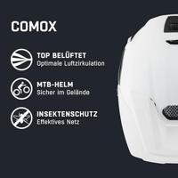 Olympic Sportswear Alpina sports mtb helm comox 57-62 mat wit - thumbnail