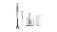 Staafmixer - BRAUN - MultiQuick 5 - 1000 W - 21 snelheden - 600 ml maatbeker - Minihakmolen - Garde - Wit - thumbnail