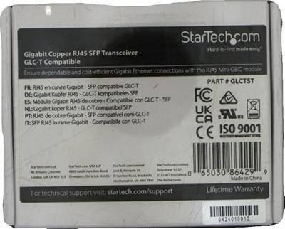 SFP Singlemode Vezelmodule Startech GLCTST SFP Singlemode Vezelmodule Startech GLCTST
