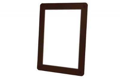 Luxe raamkaarthouder A3 zwarte rand