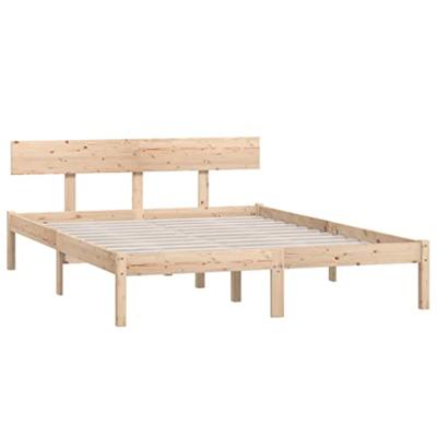 Bedframe massief hout 120x190 cm