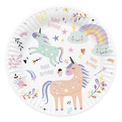 Folat BV Borden unicorns & rainbows, 8st.