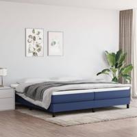 Bedframe zonder matras stof blauw 200x200 cm - thumbnail