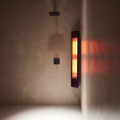 Sunshower Solo Black Infrarood Opbouwapparaat 20x125x18cm Full Body 1500watt Aluminium Sunshower Solo Black Infrarood Opbouwapparaat 20x125x18cm Full Body 1500watt Aluminium