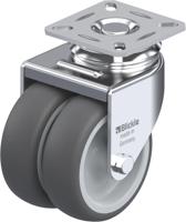 Blickle LDA-PATH 75G Dubbel zwenkwiel Wieldiameter: 75 mm Draagvermogen (max.): 100 kg 1 stuk(s) - thumbnail