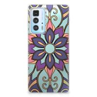Motorola Edge 20 Pro | TPU Case | Purple Flower - thumbnail