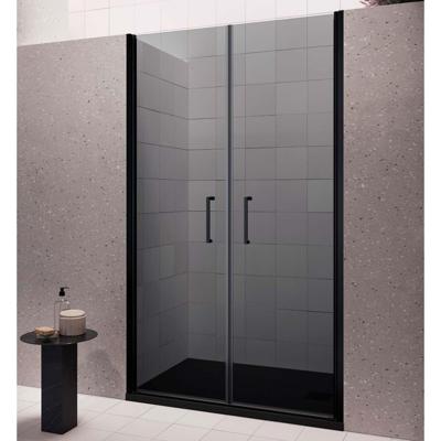 Nisdeur Lacus Giglio Evo Saloon 2 Klapdeuren 120x200 Cm Rookglas Zwart Nisdeur Lacus Giglio Evo Saloon 2 Klapdeuren 120x200 Cm Rookglas Zwart