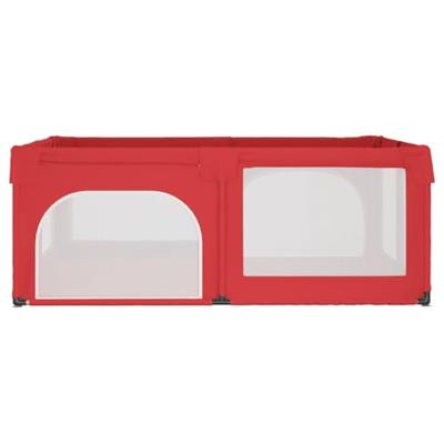 Babybox met 2 deuren oxford stof rood - thumbnail