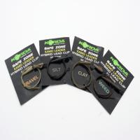 Korda Kamo Leaders 40lb, Hybrid Lead Clip 1m Clay Brown - thumbnail